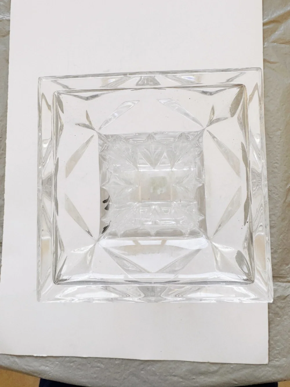 PartyLite Clear Cut Glass 7